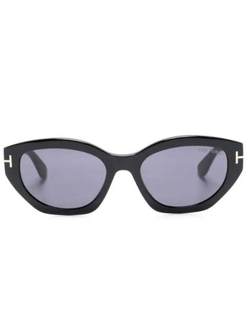 Eyewear Round Frame Tinted Sunglasses FT1086 - TOM FORD - BALAAN 1