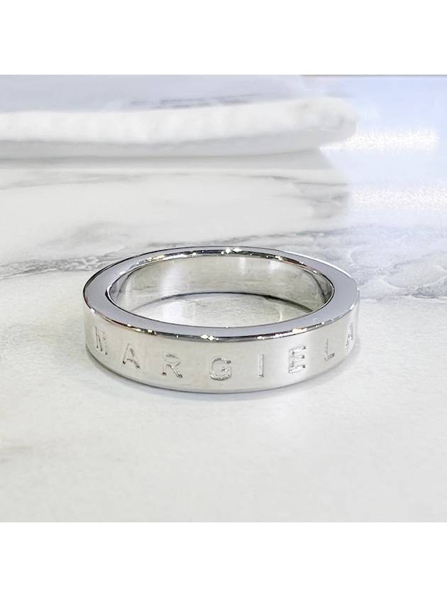 Minimal Logo Ring Silver - MAISON MARGIELA - BALAAN 3