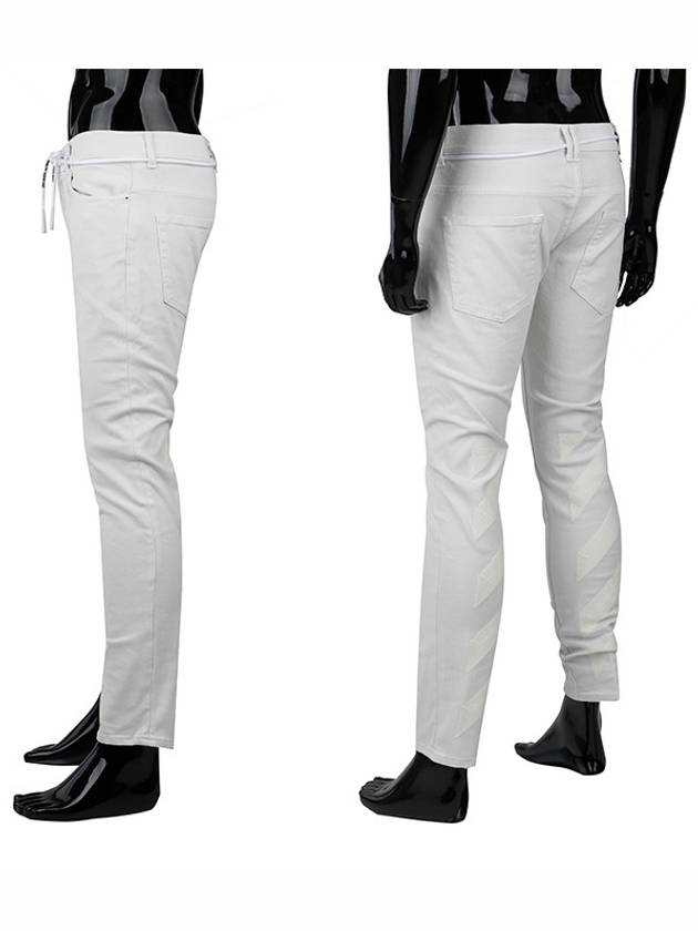 Men's Regular Skinny Jeans White - OFF WHITE - BALAAN 2