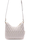 Matelasse Nappa Leather Shoulder Bag White - MIU MIU - BALAAN 5