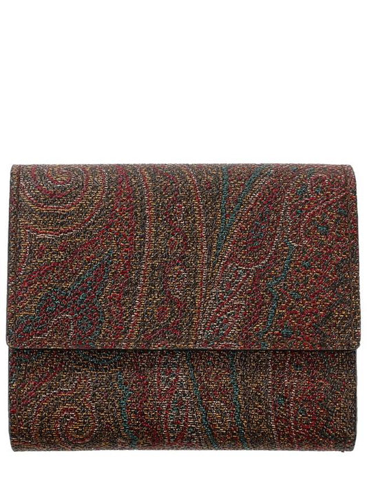 Women’s Paisley Half Wallet Brown - ETRO - BALAAN 2