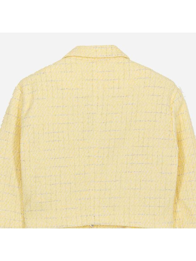 Crop Tweed Jacket Yellow MFPVE00446 - MAJE - BALAAN 6