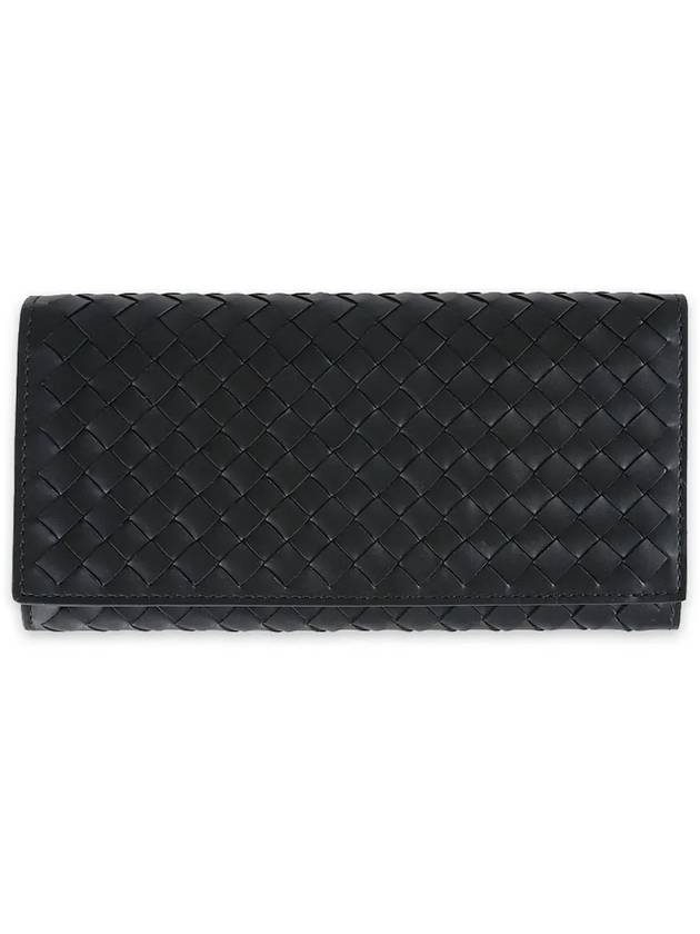 Intrecciato Long Wallet Black - BOTTEGA VENETA - BALAAN 4