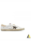 Superstar Brown Tab Classic Leather Low Top Sneakers White - GOLDEN GOOSE - BALAAN 2