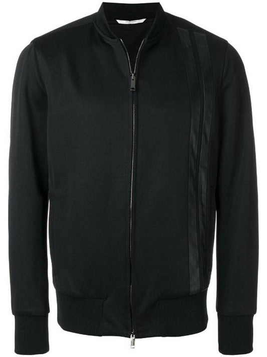 Men's Lightweight Bomber Jacket Black - VALENTINO - BALAAN.