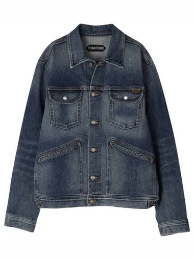 wash denim jacket - TOM FORD - BALAAN 1