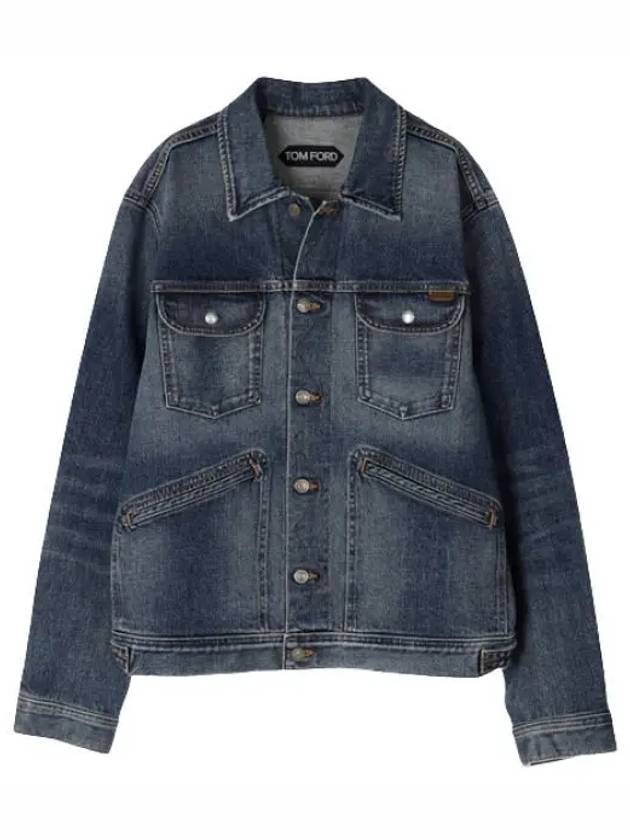 Wash denim jacket men s - TOM FORD - BALAAN 1