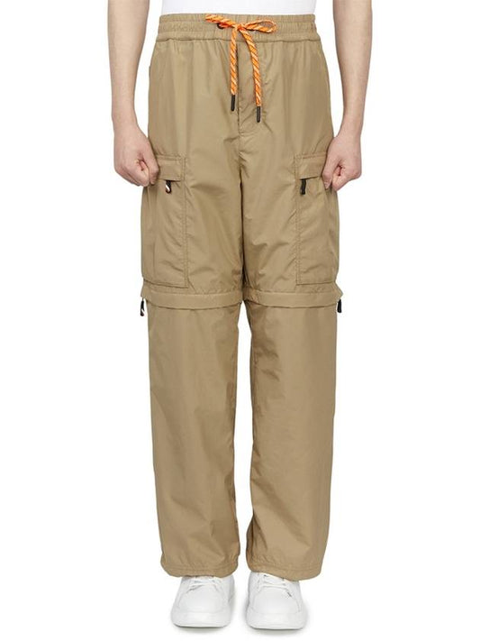 Men's Grenoble Dynamic Cargo Track Pants Khaki - MONCLER - BALAAN 2