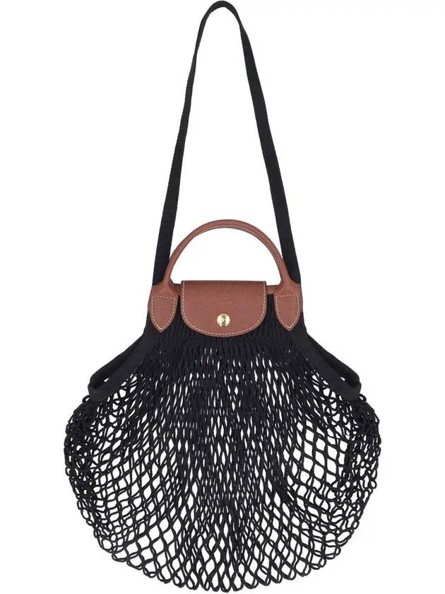 Le Pliage Top Handle Shoulder Bag Black - LONGCHAMP - BALAAN 5