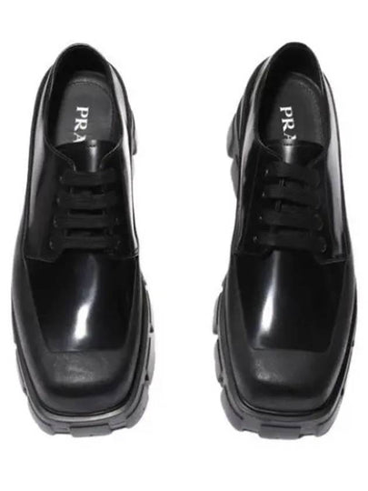 2EG411 F G 001 055 F0002 Brushed Derby Shoes - PRADA - BALAAN 1