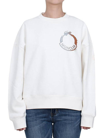 Logo Sweatshirt 8G00010 M3929 034 - MONCLER - BALAAN 1