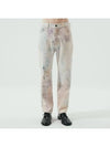 Abstract Straight Denim Pants - NOIRER - BALAAN 2