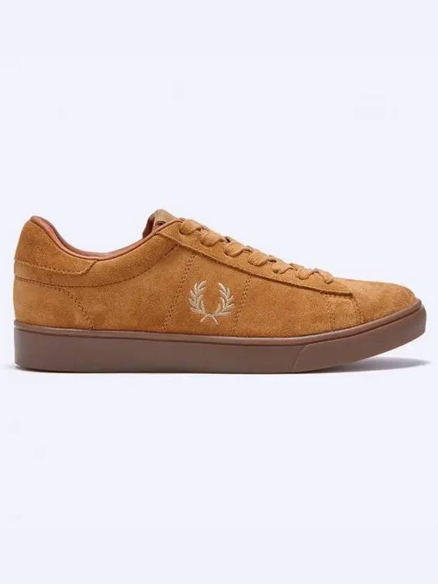 Spencer Suede Low Top Sneakers Brown - FRED PERRY - BALAAN 2