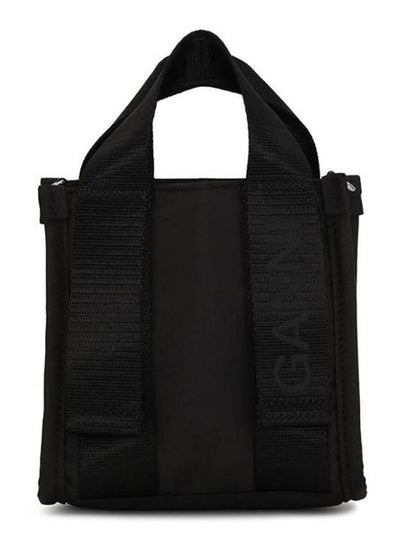 Mini Tech Tote Bag Black - GANNI - BALAAN 2