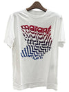 Zewel Short Sleeve T-Shirt White - ISABEL MARANT ETOILE - BALAAN 3