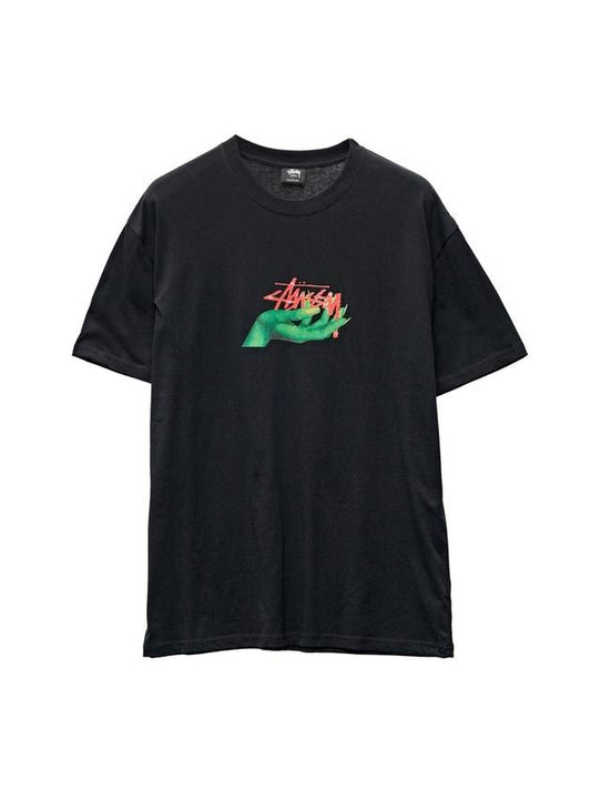 OZ Short Sleeve T-Shirt Black - STUSSY - BALAAN 1