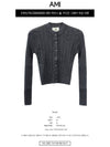 Wool Cardigan Grey - AMI - BALAAN 3