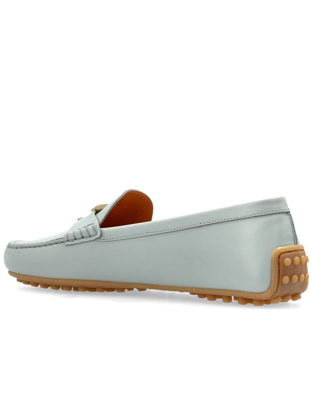 Tod’s Leather Loafers, Women's, Light Blue - TOD'S - BALAAN 5