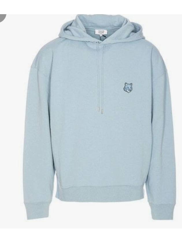 Bold Fox Head Patch Oversize Hoodie Blue - MAISON KITSUNE - BALAAN 2