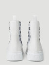 GG Jersey Leather Chelsea Boots White - GUCCI - BALAAN 5