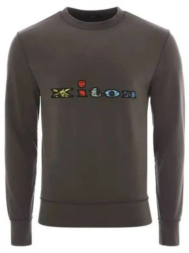 Multicolor logo embroidery car call man to 270653 - KITON - BALAAN 1