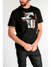 Short Sleeve T-Shirt BJT182B E546S 1802 Black - NEIL BARRETT - BALAAN 1