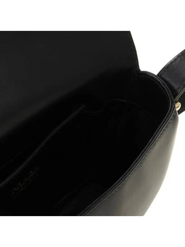 Arque Leather Shoulder Bag Black - PRADA - BALAAN 8