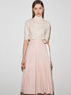 Women's Rosaline ROSALINE Pleated Skirt Pink - AME - BALAAN 5