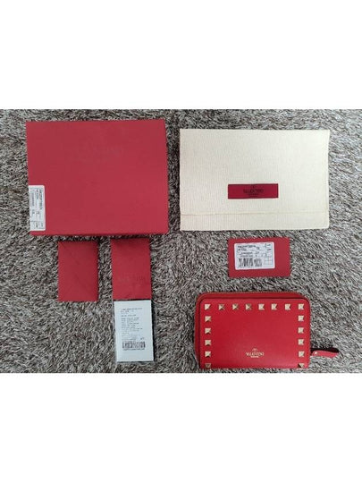 Rockstud medium wallet red - VALENTINO - BALAAN 2