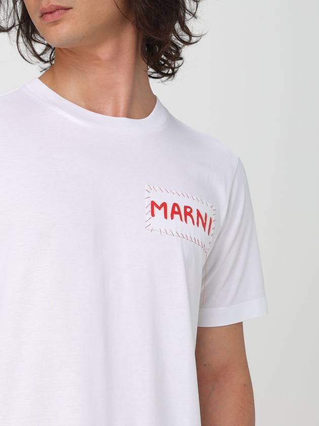 T-shirt in cotone con logo Marni - MARNI - BALAAN 5