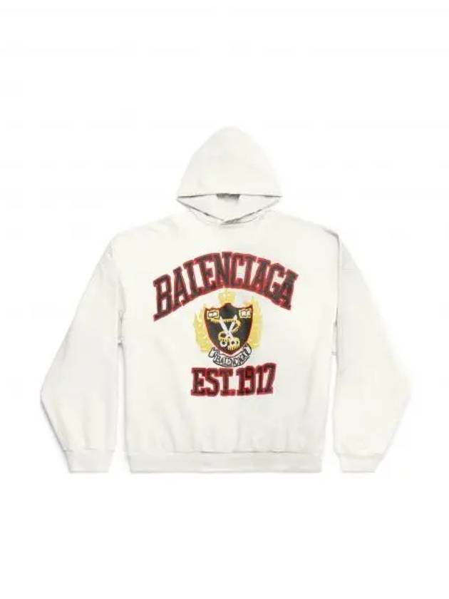 DIY College Medium Fit Hoodie White - BALENCIAGA - BALAAN 2