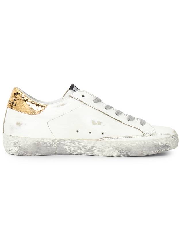 Silver Tab Super Star Low Top Sneakers White - GOLDEN GOOSE - BALAAN 5