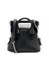 5AC Classic Baby Shoulder Bag Pale Black - MAISON MARGIELA - BALAAN 2