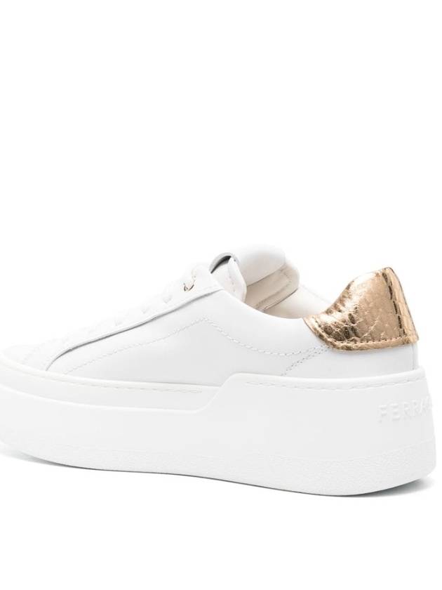 Salvatore Sneakers 030573769352001 P24 WHITE - SALVATORE FERRAGAMO - BALAAN 4