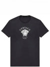 Men's Medusa Logo Printing Short Sleeve T-Shirt Black - VERSACE - BALAAN 2