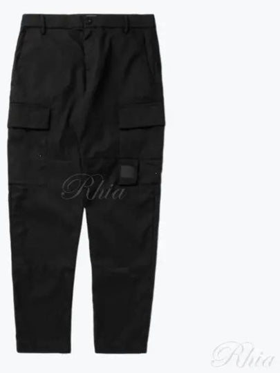 Technical Panama Ergonomic Cargo Straight Pants Black - CP COMPANY - BALAAN 2