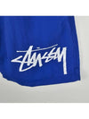 Big Stock Water Shorts Blue - STUSSY - BALAAN 9