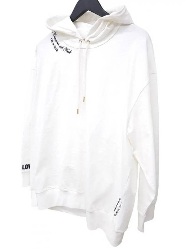 Logo Print Cotton Hoodie White - STELLA MCCARTNEY - BALAAN 4