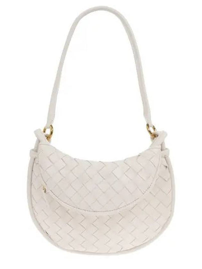 Intrecciato Gemelli Small Shoulder Bag White - BOTTEGA VENETA - BALAAN 2