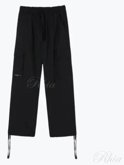 Fresh Cargo Wool Straight Pants Black - MSGM - BALAAN 2