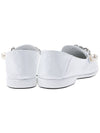 Patent Leather Loafers White - MIU MIU - BALAAN.