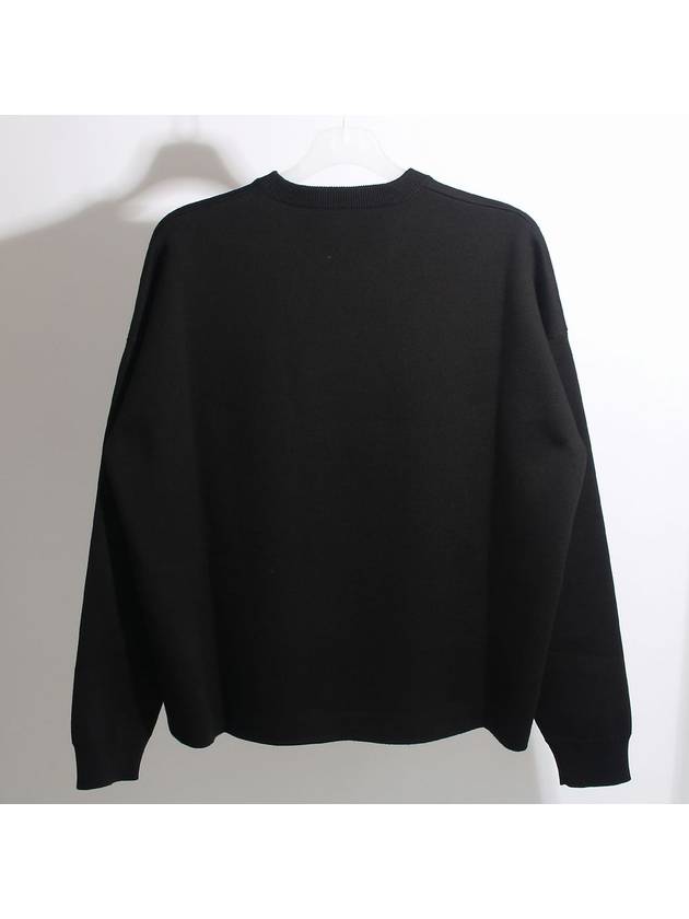 Logo Cotton Blend Knit Top Black - LOEWE - BALAAN 3