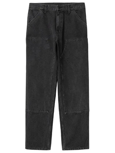 Carhartt WIP Smith Denim Double Knee Pants Black Stone Washed I032699 89 06 - CARHARTT WIP - BALAAN 1