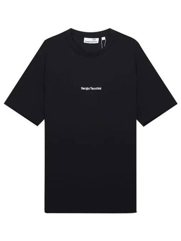 FINE T SHIRT MVS23 40150 BLACKwhite - SERGIO TACCHINI - BALAAN 1