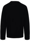 Embroidery Logo Wool Knit Top Black - A.P.C. - BALAAN 4