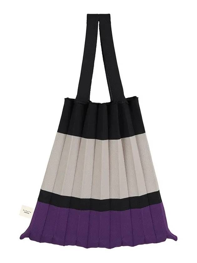 Tote bag purple black - PLEATSMAMA - BALAAN 6