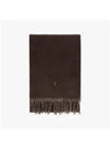 WC0601 225 Pony Double Face Fringe Muffler - POLO RALPH LAUREN - BALAAN 3