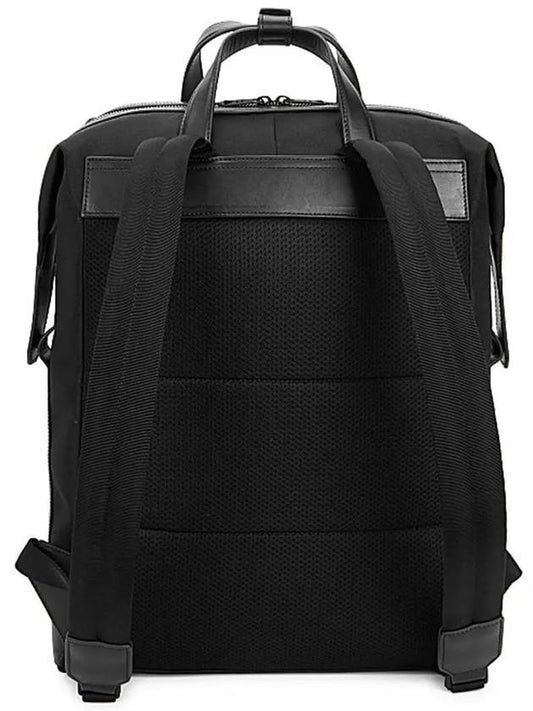 Paul Smith Artist Stripe Point Trim Top Handle Nylon Backpack Black - PAUL SMITH - BALAAN 2