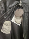 Round Neck Leather Biker Jacket - GIORGIO BRATO - BALAAN 4