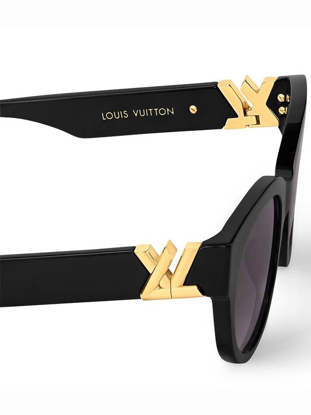 Eyewear LV Twist Round Sunglasses Black - LOUIS VUITTON - BALAAN 5